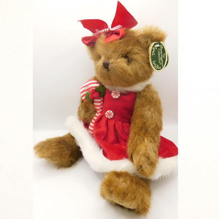 Bearington Christa Cane/ Christmas Teddy/ Christmas Decor/ Teddy Bear, Christmas gift/ Gift/ Candy cane/ Bear