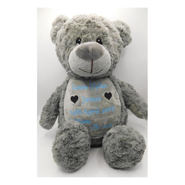 Personalised New Baby Teddy | Birth Gift | New Baby Gift | Christening Gift | Bear | Your Name Teddy | Baby Shower Gift |