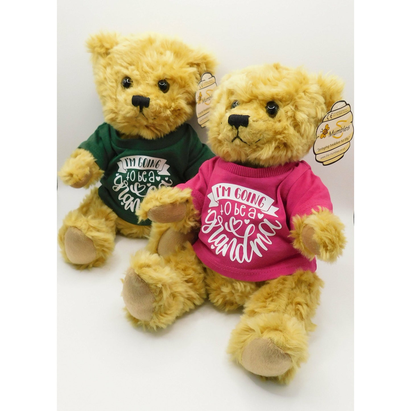 'I'm going to be a Grandma' teddy bear/ family announcement/ gifts/ new baby/ adoption