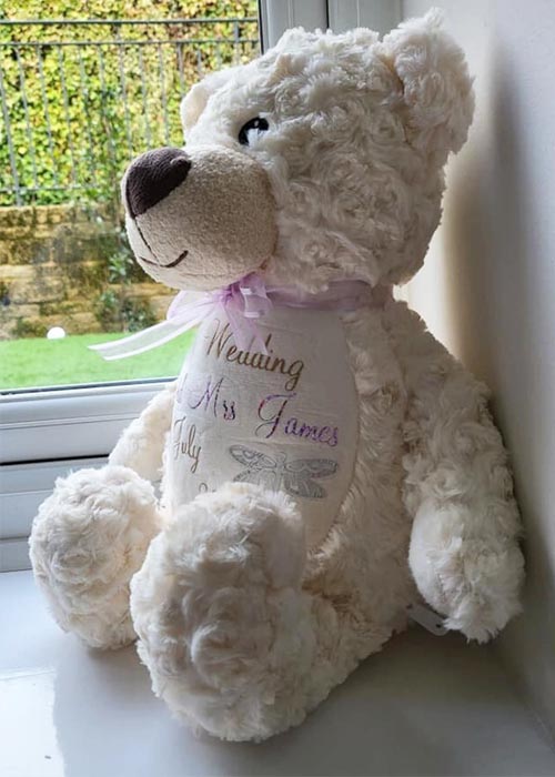 Wedding Gift | Anniversary Gift | Personalised Teddy Bear | Valentines Present