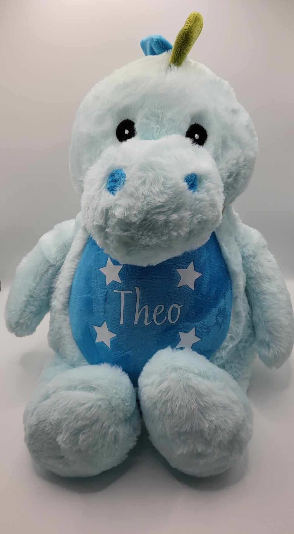 Personalised Dinosaur| New Baby Teddy | Birth Gift | New Baby Gift | Christening Gift | Bear | Your Name Teddy | Baby Shower Gift |