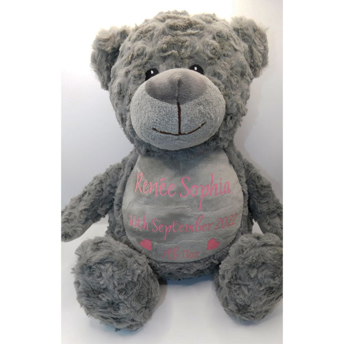 Personalised New Baby Teddy | Birth Gift | New Baby Gift | Christening Gift | Bear | Your Name Teddy | Baby Shower Gift |