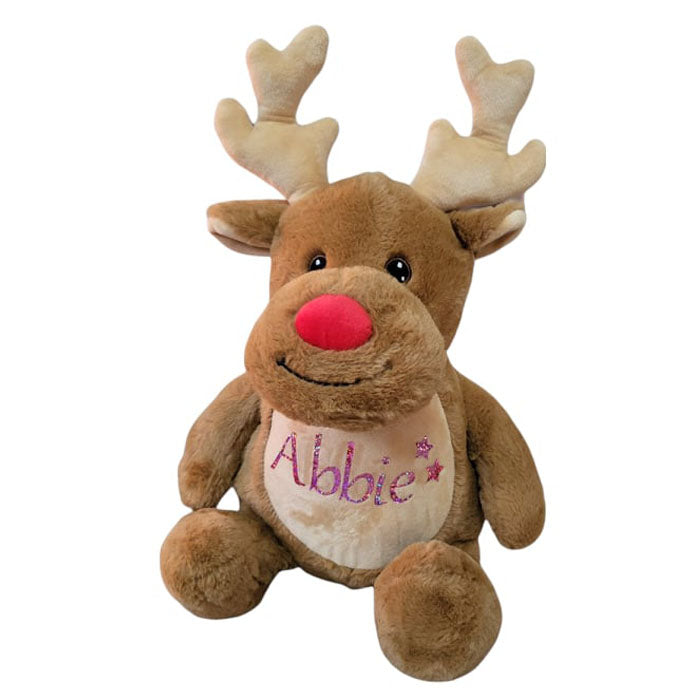 Personalised Christmas Reindeer | First Christmas teddy | Christmas Gift | Bear | Your Name Teddy |