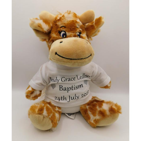 A personalised Christening teddy bear/ Teddy Bear/ Baptism/ New baby teddy bear/ Christening gifts/ Gift